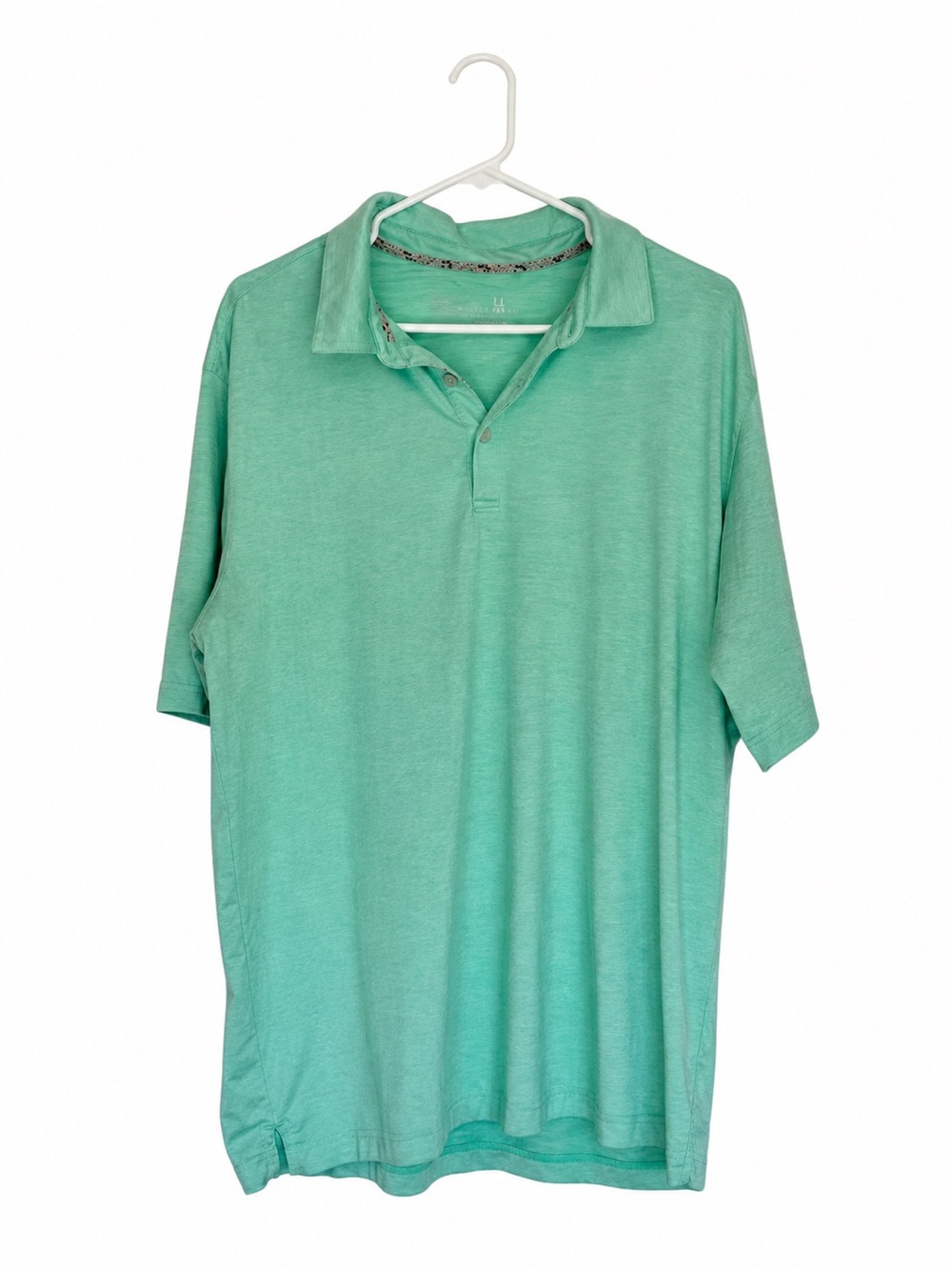 Walter Hagen Men’s Large Green Golf Polo Shirt Performance Short Sleeve Athletic